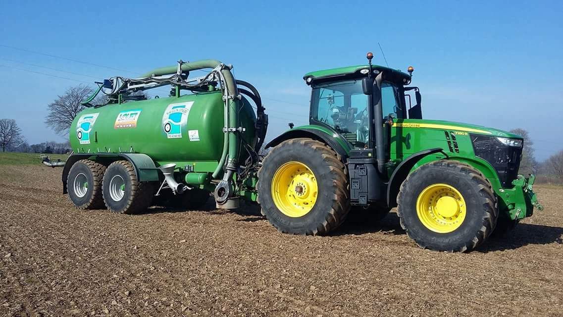 Épandage à la tonne à lisier